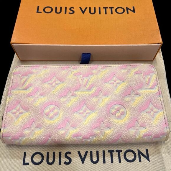 Louis Vuitton Empreinte Stardust Pink and Yellow Monogram Wallet - Picture 1 of 14